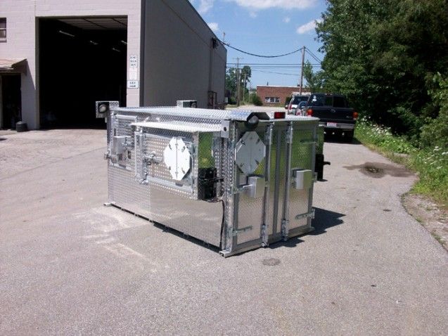 Custom welded truck bed