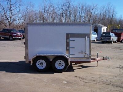 Custom built box trailer