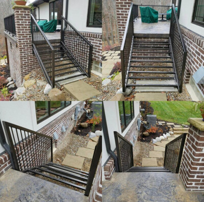 Custom decorative staircase for a local house