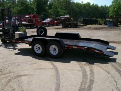 Custom fabricated vehicle trailer