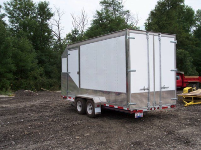 Custom built box trailer