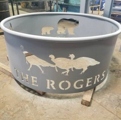 Custom fire ring from M&M Certified Welding Company in Macedonia, Ohio
